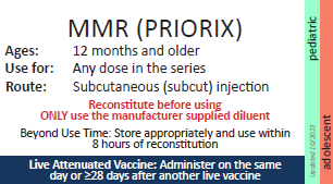MMR-(Priorix)-Peds