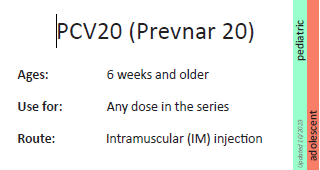 PCV20